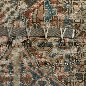 Luv AJ chainmail silver belt